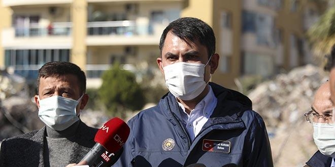 Bakan Kurum İzmir'deki depremle ilgili hasar tespit rakamlarını açıkladı