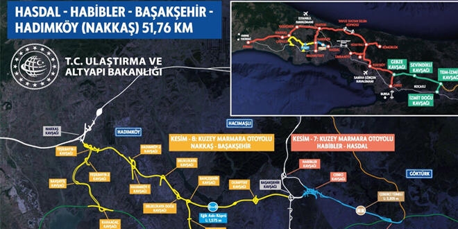 Karaismailoğlu: Hasdal-Başakşehir kesiminde sona yaklaştık