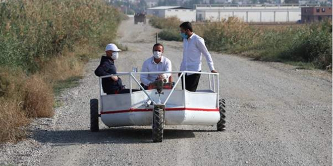 Sondaj ustas� geli�tirdi: Hem karada ve suda kullan�l�yor