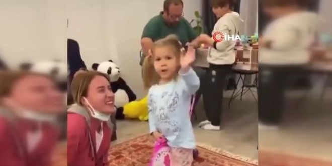 Ayda, taburcu edildikten sonra ilk kez görüntülendi