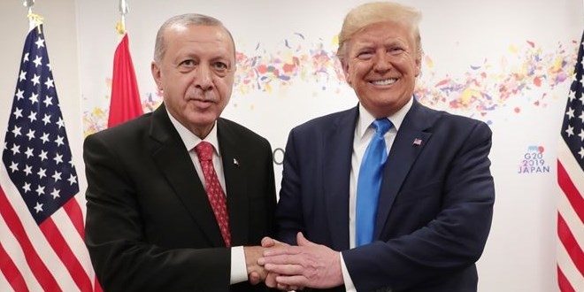 Cumhurbakan Erdoan, Donald Trump'a mesaj gnderdi