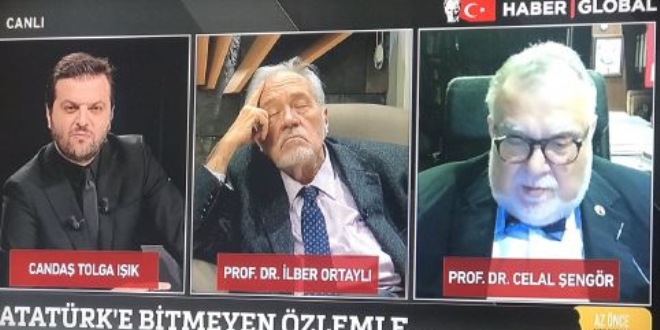 Prof. Dr. İlber Ortaylı, canlı yayında uyuyakaldı