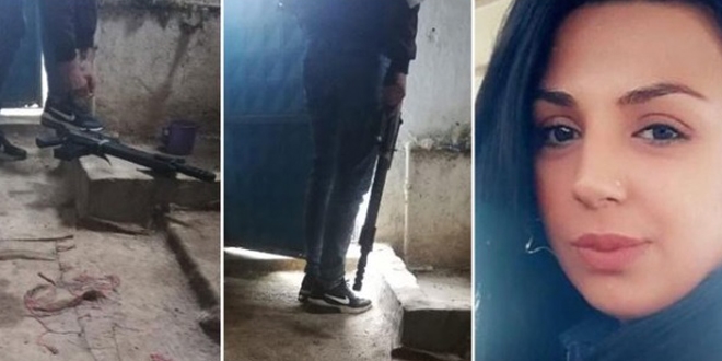 Kendisini vurmak için hazırlanan kocasını görüntüledi!