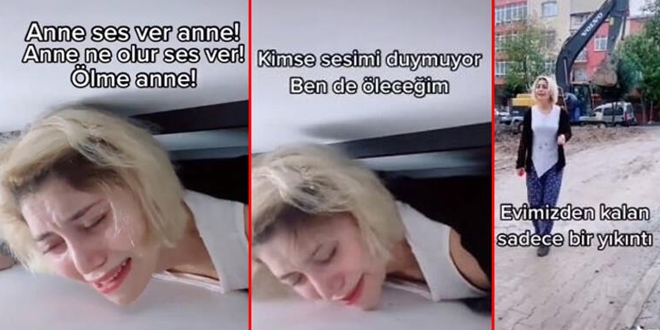 Tek kelimeyle rezalet! Enkaz altındaki Ayda bebekle dalga geçti