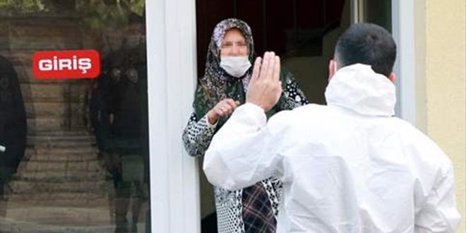 Karantinay� ihlal edip su faturas� yat�rmaya geldi