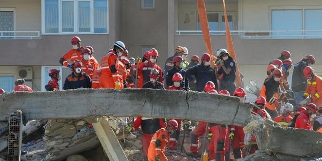 İzmir'deki depremde can kaybı 116'ya yükseldi