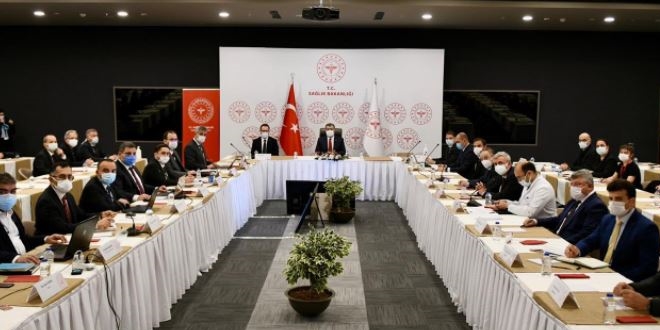 Bakan Koca başkanlığında Kovid-19 toplantısı yapıldı