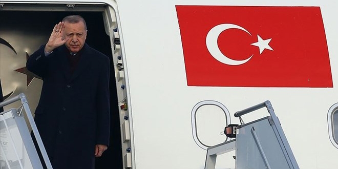 Cumhurbaşkanı Erdoğan KKTC'ye geldi