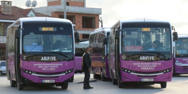 Sakarya'da toplu ulaşıma zam