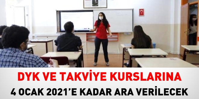 MEB'den önemli Genelge: DYK ile takviye kurslarına ara verilecek