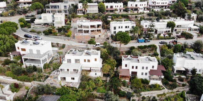 Bodrum'da kaçak yapılaşma yeniden başladı