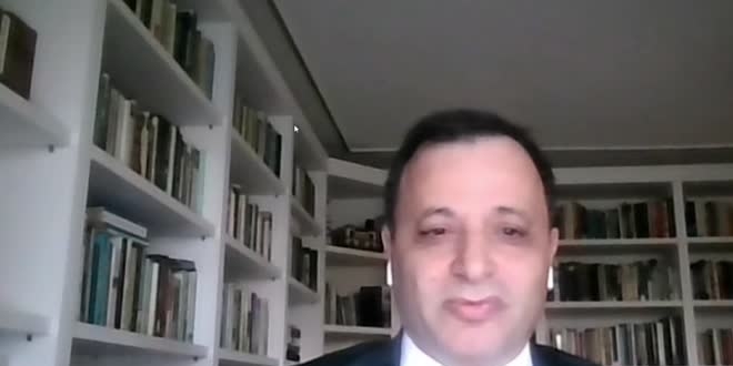 Karantinadaki AYM Başkanı Arslan online konferansa katıldı