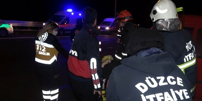 Kaza sonras� e�yalar�n alt�nda kalan iki �ocuk a�lay�nca fark edildi