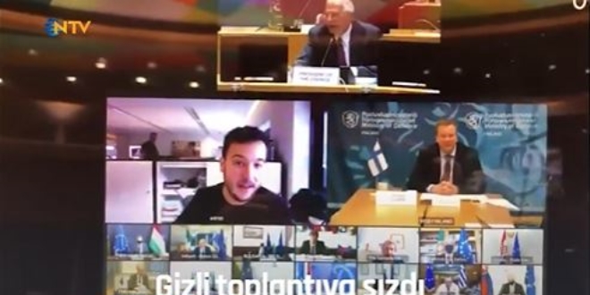 Gazeteci gizli toplantıya sızdı