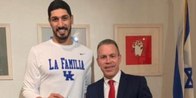 İsrail'in BM Büyükelçisinin Enes Kanter paylaşımına tepki