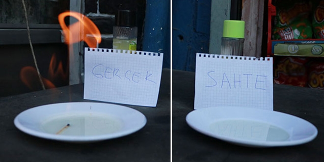80 derece kolonya diye aldı, limon suyu çıktı