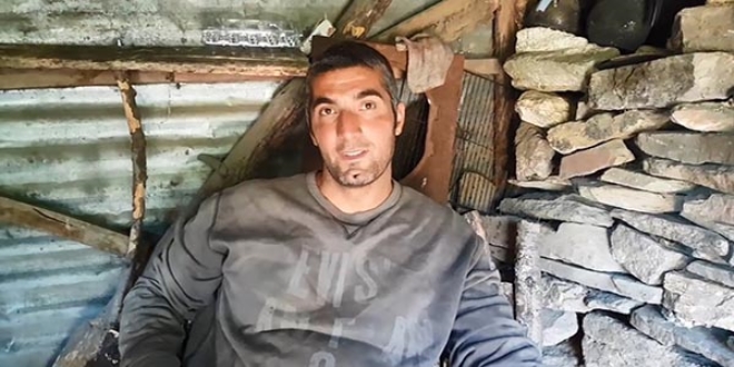 7 yıldır dağda yaşıyor...Koronayı bile 1 ay sonra öğrendi