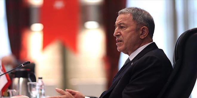 Bakan Akar: İrini Harekatı başlangıcından beri sakat doğmuş bir harekat