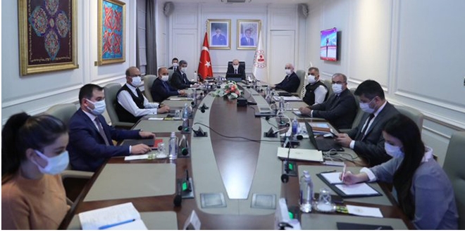 Bakan Soylu başkanlığında 'Koronavirüs Değerlendirme' toplantısı yapıldı