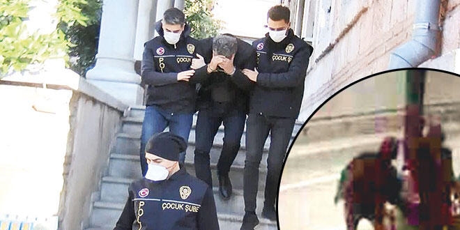 Annesiyle yürüyen çocuğa taciz eden sapık tutuklandı