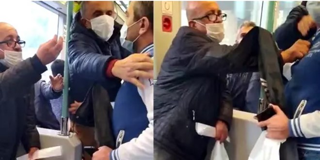 Tramvayda maske tartışması: Neyin peşindesin sen?