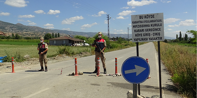 Başkanı koronadan yoğun bakımda olan belde karantinaya alındı