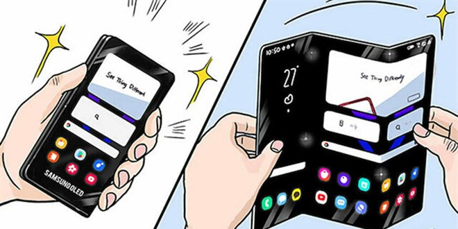 Yeni nesil üçe katlanan telefon