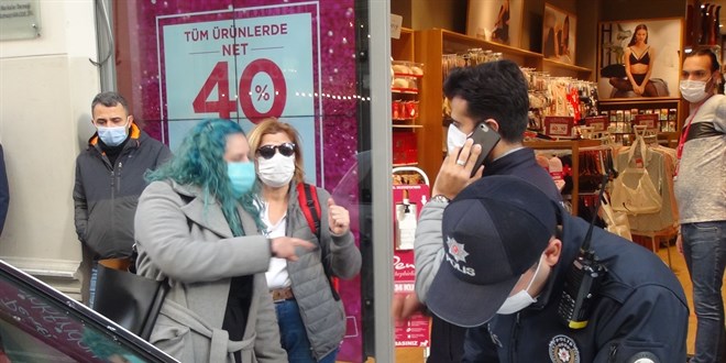 Denetim yapan polis ekiplerine 'şov yapıyorsunuz' dedi