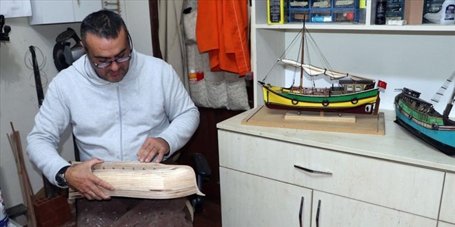 Çocukluk oyuncağı 'maket gemiler' mesleği oldu