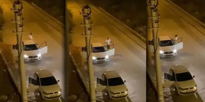 Dehşet anları kamerada! Kadını böyle tekmeledi