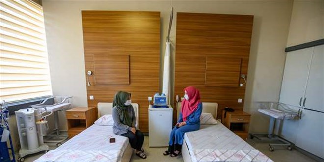 Hamile kad�nlar yollar�n kapanma riskine kar�� 'anne oteli'nde misafir ediliyor