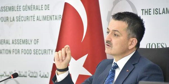 Bakan Pakdemirli'den İslam Gıda Güvenliği Teşkilatı üyelerine gıda israfı mesajı