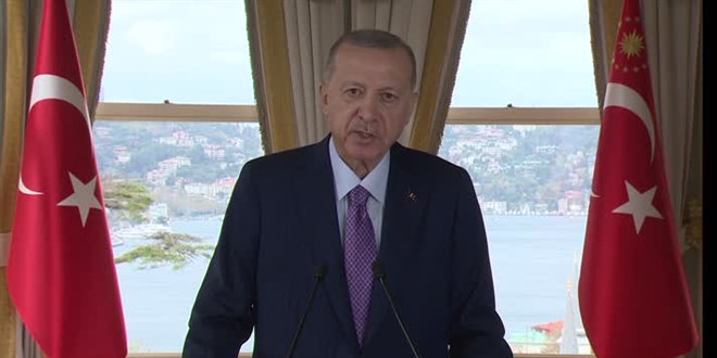 Erdoğan: Korona ile mücadelenin anahtarı uluslararası dayanışma