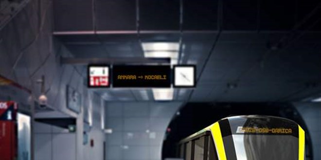 İlk yerli metro seti Kocaeli Metrosu için Ankara'da üretilecek