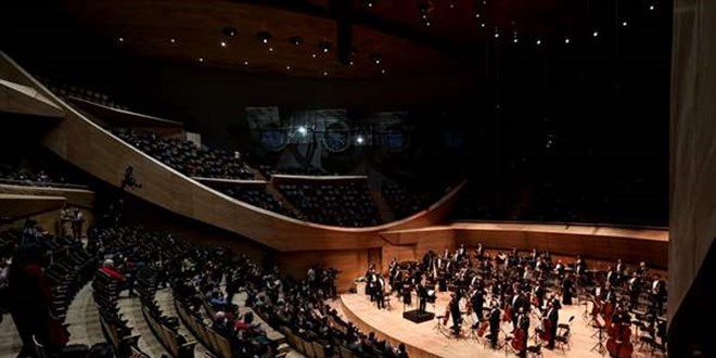 CSO yeni konser salonu ilk kez sanatseverleri a��rlad�