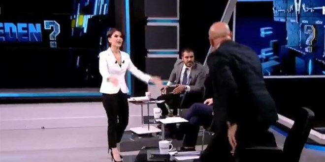 Canlı yayında CHP'li Aksünger, Serkan Toper'in üzerine yürüdü