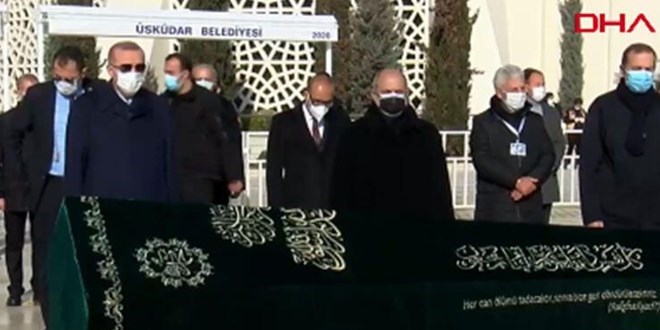 Cumhurbaşkanı Erdoğan, Turgut Kıran'ın cenaze törenine katıldı
