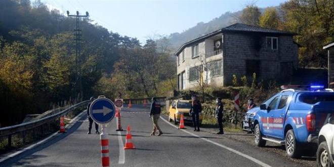 Trabzon'da; karantinayı duyan mahalleden kaçtı