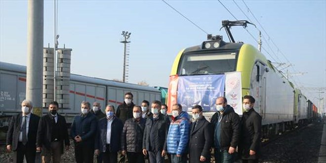 Türkiye'den Çin'e giden ihracat treni Kocaeli'ye ulaştı