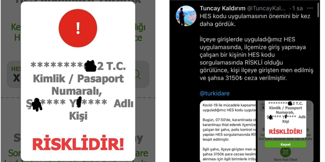 Vakaların sıfırlandığı ilçeye girmeye çalıştı, cezayı yedi