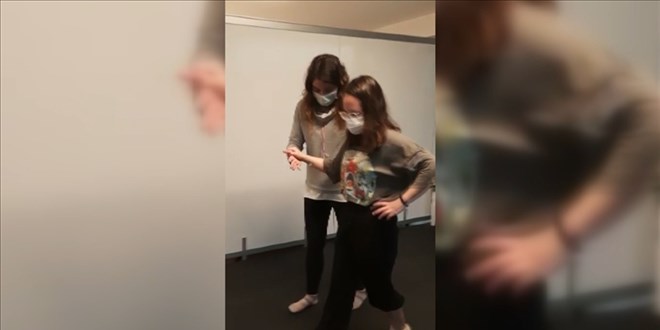 17 saat sonra enkazdan çıkarılan İnci Okan'dan ilk adım
