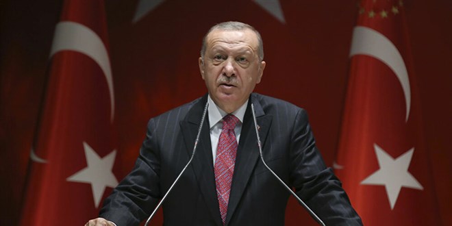 Cumhurbakan Erdoan'dan Baakehir'e destek mesaj
