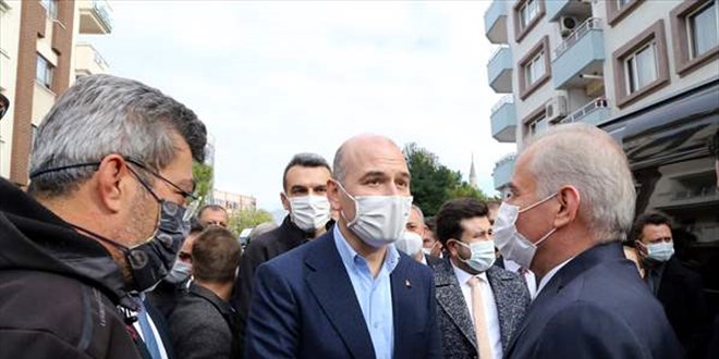 Bakan Süleyman Soylu, Muğla'da taziye ziyaretinde bulundu
