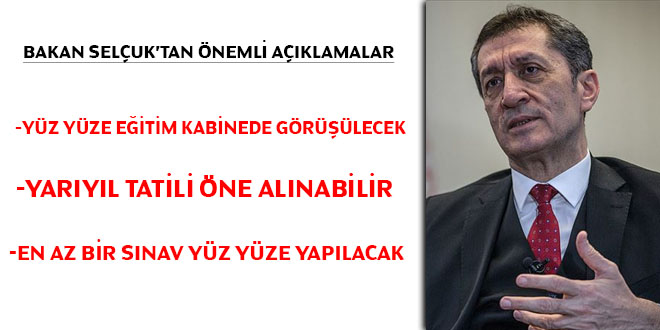 Bakan Seluk'tan yz yze eitim aklamas