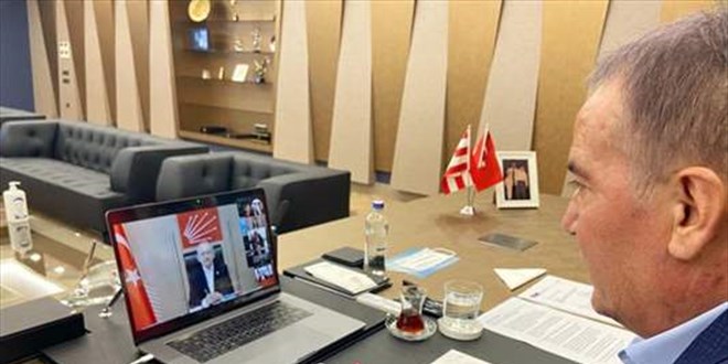 Koronayı yenen Başkan Böcek, Kılıçdaroğlu ile görüştü