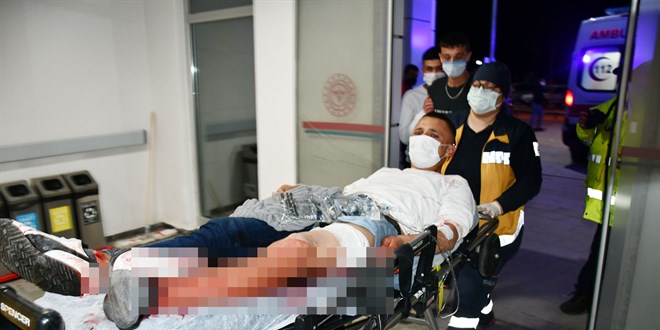 3 yerinden b��akla yaraland�, 'B��a��n �st�ne d��t�m" dedi