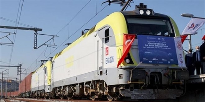 Türkiye'den Çin'e giden ilk ihracat treni Kazakistan'a ulaştı