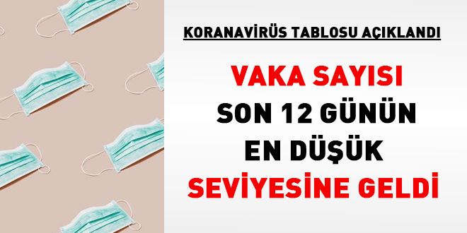 Vaka sayısı son 12 günün en düşük seviyesine geldi