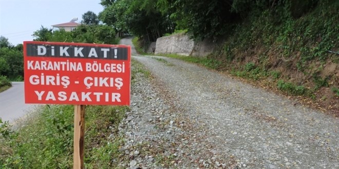 11 kişinin testinin pozitif çıktığı köy, karantinaya alındı