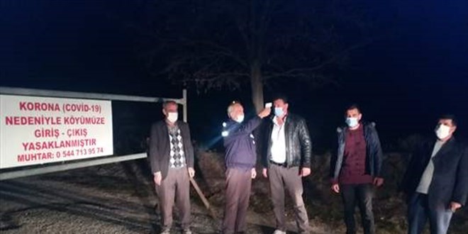 Korona vakası görülmeyen köye, HES kodu ile giriliyor